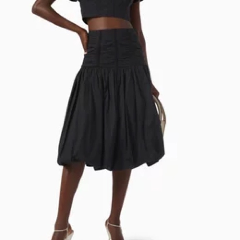 Ulla Johnson Black Rosaline A-Line Skirt BNWT sz 4